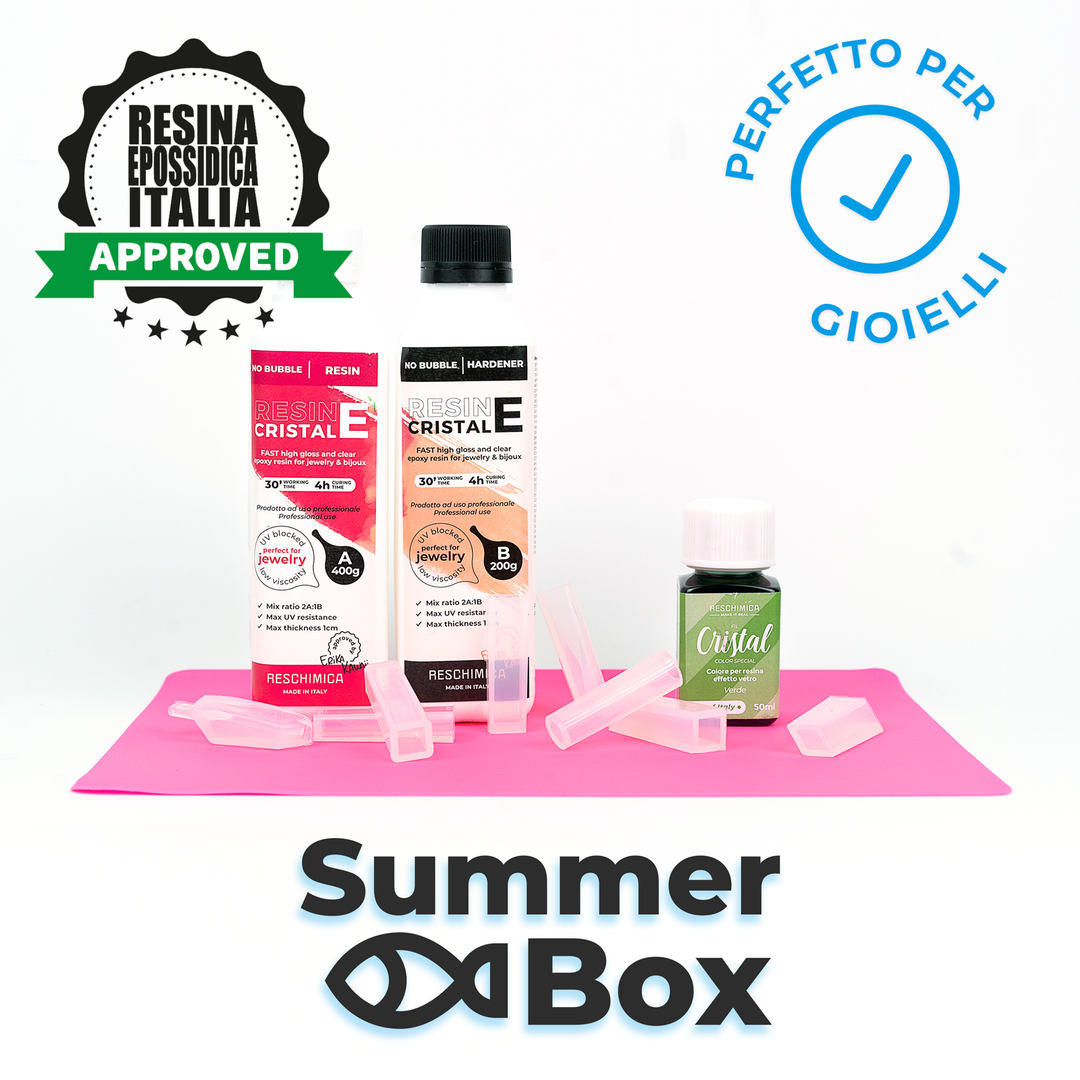 Starter Kit Resina Epossidica Opaca Con Pigmenti – Set Regalo Per Artigianato